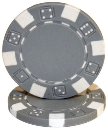 Roll of 50 gray dice, 11.5 g each