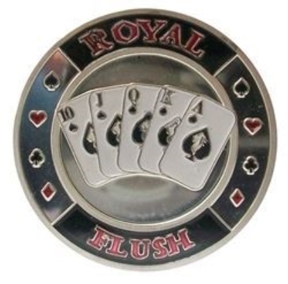 Royal Flush silver card protector, 33 g