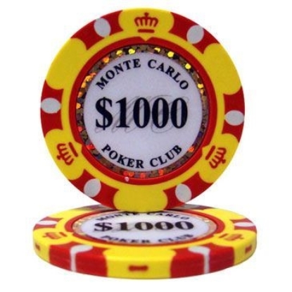 Monte Carlo $1000 poker chip 14gr