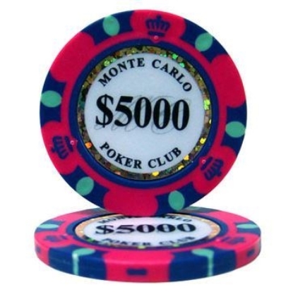 Monte Carlo $5000 poker chip 14gr