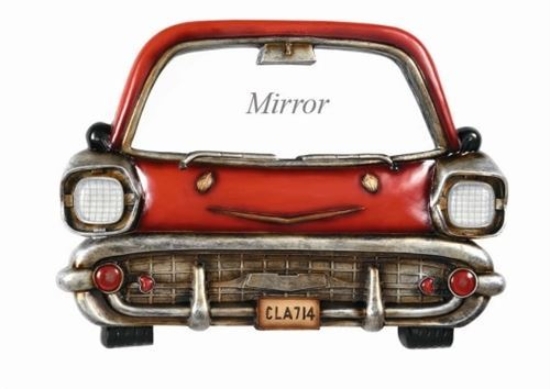 Image sur MIROIR AUTO ROUGE