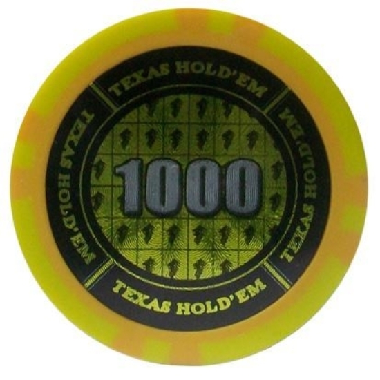 Texas Hold'em $1000 poker chip 14gr