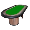 Supreme poker table with green felt top