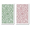 Copag Bridge playing cards back design green and burgundy