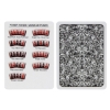 Playing card faces and patterned card backs