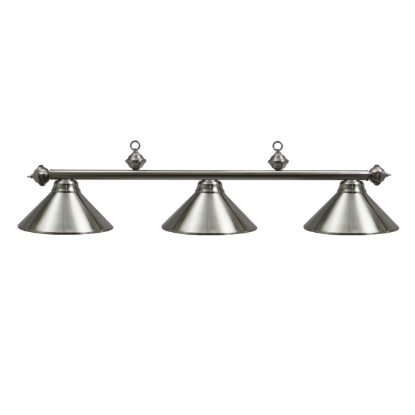 Image de Lampe de billard en métal - Acier Inox