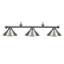 Image de Lampe de billard en métal - Acier Inox