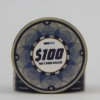 Ceramic poker chip $100 HotGen