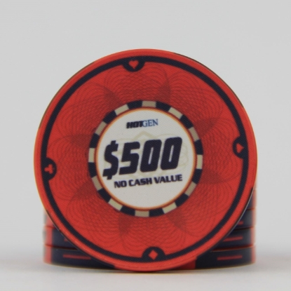 Ceramic poker chip $500 HotGen