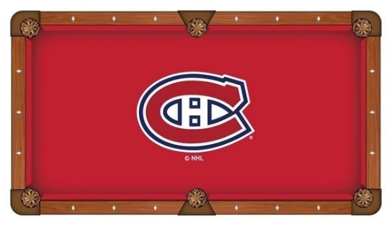 Image sur Tapis table de billard du LNH