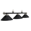 Image sur Lampe de billard en métal - Noir Mat et inox - USAGE TRES BONNE CONDITION