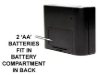 Battery compartment on back of Tournament Director timer