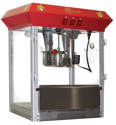 Used 8oz tabletop popcorn machine - front view