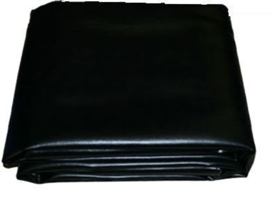 Image sur Housse de protection  Noire en cuire pour billiard 9'