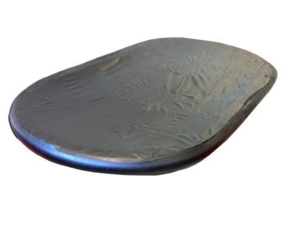 Black protective nylon cover for 42X84 inch table