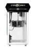 Used Snack Station 8oz black tabletop popcorn machine - side view