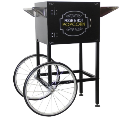 Black cart for 8oz Oscar series popcorn machine