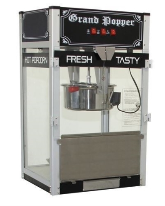 Used 16oz tabletop popcorn machine - front view