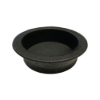 Black plastic cup holder standard size
