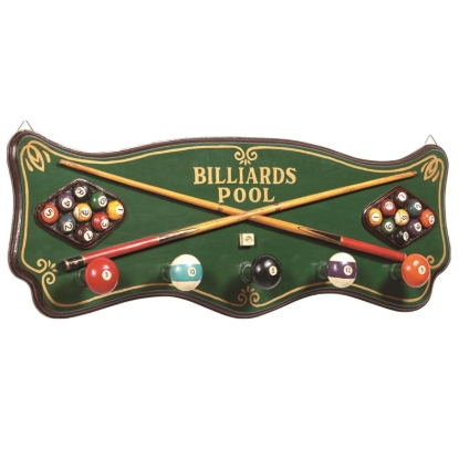 Image de R181 | PUB SIGN-BILLIARDS COAT RACK