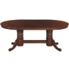 Image sur TABLE DE JEU TEXAS HOLD’EM DE 84 PO AVEC PLATEAU À MANGER – MARRON
