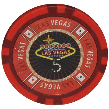 Las Vegas $5 poker chip 14gr