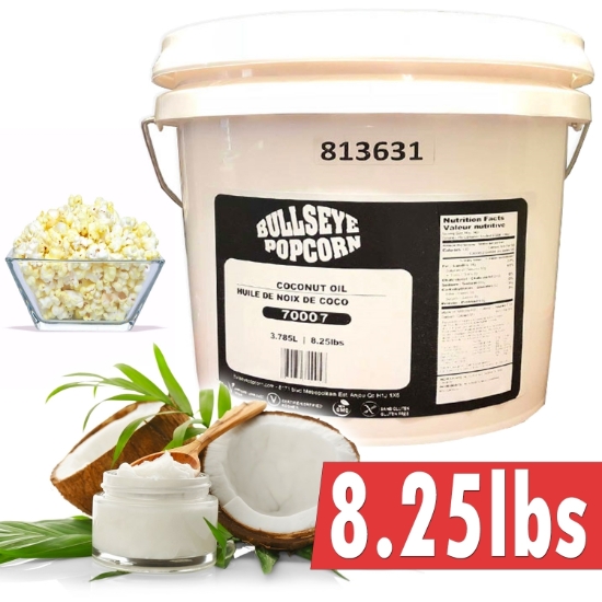 White coconut oil 3.785L pail 8.25lbs