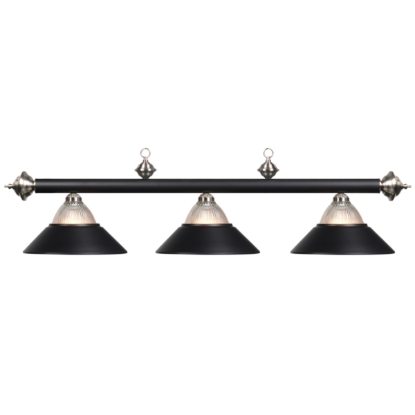 Image de Luminaire suspendu NOIR MAT CLAIR ET ACIER INOXYDABLE