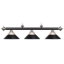 Image de Luminaire suspendu NOIR MAT CLAIR ET ACIER INOXYDABLE