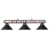 Image sur Lampe blanche avec balles de billard | Noir