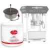 Bullseye kettle cleaner with popcorn machine