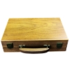Image sur Boitier pour jetons de poker en noyer massif 300pcs