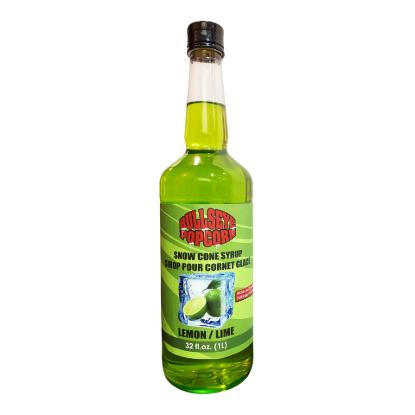 Image de Bullseye popcorn - Sirop de cône glacé saveur Lime 1L