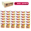 Bullseye 4oz popcorn box with 36 packs