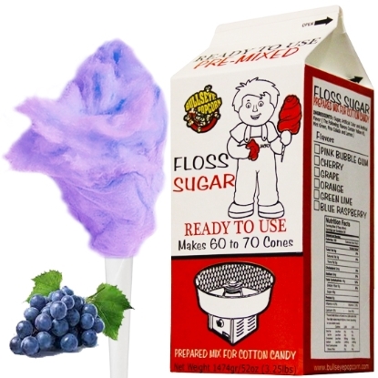 Image de Sucre à barbe à papa Raisin 3.25lb