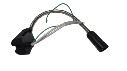 Power supply cables with connectors for cauldron