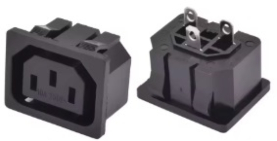 Female connector for popcorn machine type O