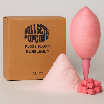 Image de Sucre à barbe a papa ROSE Gomme balloune 50lbs