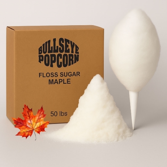 Image sur Sucre à barbe à papa BLANC – Saveur à l'érable – 50 lbs
