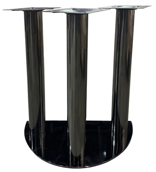 Image sur Patte en Acier Inoxydable Noir – Hauteur 29''