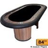 Supreme poker table 84 inch for up to 10 players