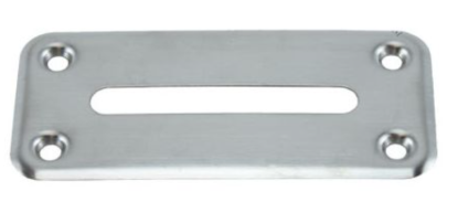 Image de Plaque en Inox avec Fente à billets