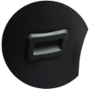 Close-up of handle on back of professional dealer chair