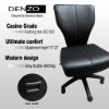 DENZO poker chair marketing image highlighting casino grade comfort