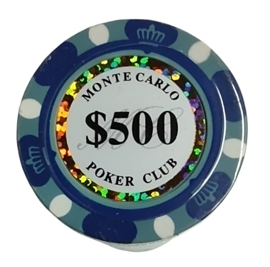 Monte Carlo $500 poker chip 14gr