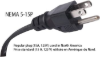 NEMA 5-15P plug